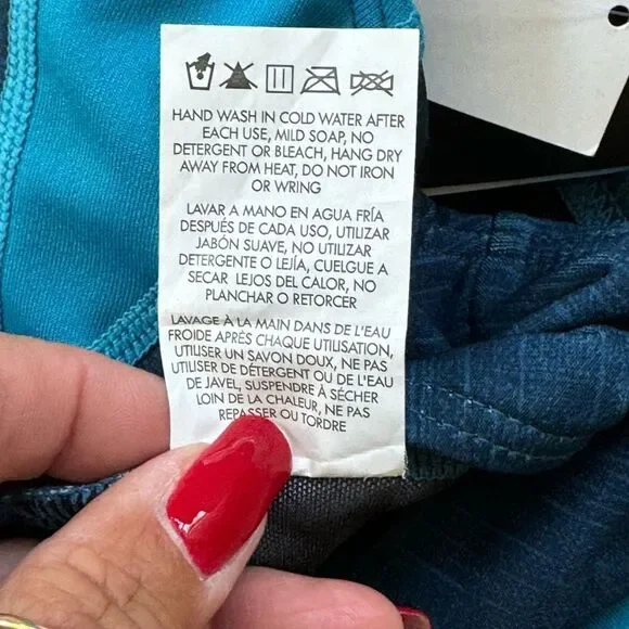 TYR Women's Maxfit Splice Swimsuit - Navy & Blue Size 8 NWT